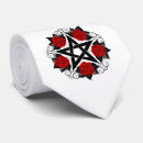 Search for pentagram ties Black