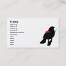 Search for blackbird business cards Silhouette