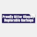 Search for garbage bumper stickers President