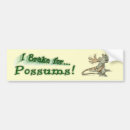 Search for opossum bumper stickers Funny