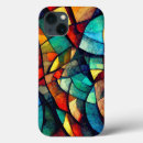 Search for abstract stained glass iphone cases Blue
