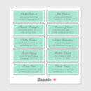 Search for mint wedding stickers Names