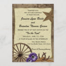 Search for country wagon wheel wedding invitations Western