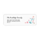 Search for blue beach return address labels Sand dollar