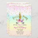 Search for pastel unicorn invitations Gold
