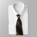 Search for gold black ties Diagonal stripes