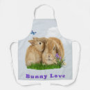 Search for rabbit lover aprons Cute