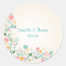 Search for pink and turquoise wedding stickers For her