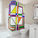 Search for stained glass shower curtains Blue