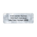 Search for sparkle glitter return address labels Silver