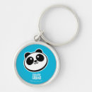 Search for panda face key rings Kawaii