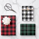Search for red black green wrapping paper Rustic