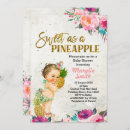 Search for pineapple baby shower invitations Tropical
