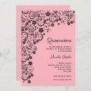 Search for black quinceanera invitations Roses