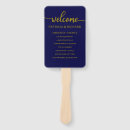 Search for navy blue wedding hand fans Script