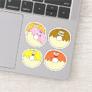 Search for cartoon doughnut stickers Sweet