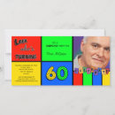Search for turning 60 invitations Colourful