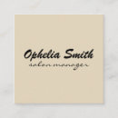 Search for salon owner business cards For her