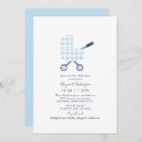 Search for blue gingham invitations For her