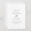 Search for grey and white invitations Minimalist