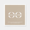 Search for company logo napkins Corporate marketing swag