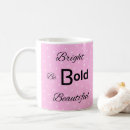 Search for bold and beautiful mugs Pink