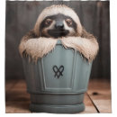 Search for sloth shower curtains Adorable