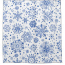 Search for snowflakes shower curtains Blue