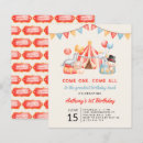 Search for circus 4x5 invitations Budget
