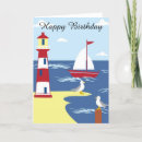 Search for lighthouse birthday cards Nautical