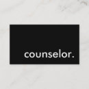 Search for counseling business cards Education