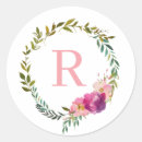Search for pink flower wreath stickers Floral