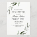 Search for olive leaves christening invitations Boy