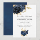 Search for navy blue gold bridal shower invitations Vintage