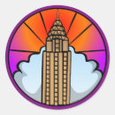 Search for skyscrapers stickers Landmarks