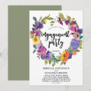 Search for orange engagement party invitations Typography