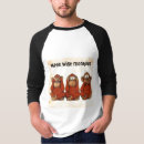 Search for 3 wise monkeys tshirts Three