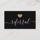 Search for refer a friend business cards Black