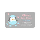 Search for baby penguin return address labels Bird
