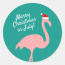 Search for christmas flamingo stickers Christmas in july
