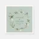 Search for sage green wedding napkins Watercolor