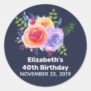 Search for flower roses stickers Watercolor