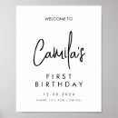 Search for first birthday posters Welcome