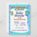 Search for monster baby invitations Colourful