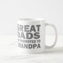 Search for promoted to great grandpa mugs Dad