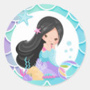 Search for black mermaid stickers For kids