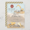 Search for construction 2nd birthday invitations Stop the traffic