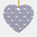 Search for polar bear christmas tree decorations Snowflakes