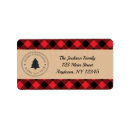 Search for black red return address labels Lumberjack