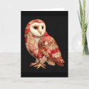 Search for pattern owl cards Hearts
